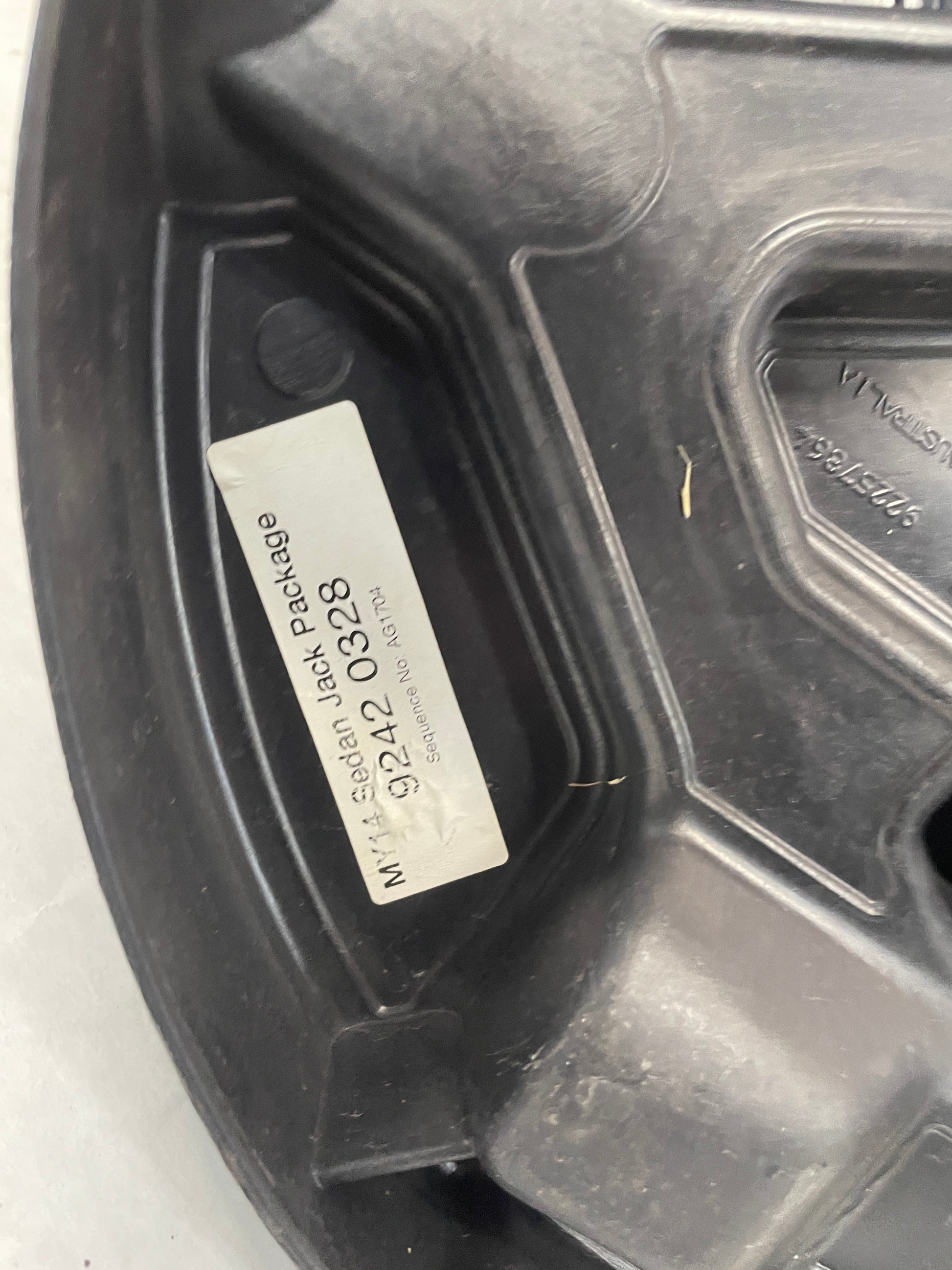 2014 Chevy SS Sedan Spare Wheel Tire Jack Package Tool Kit OEM - Day's Parts Yard