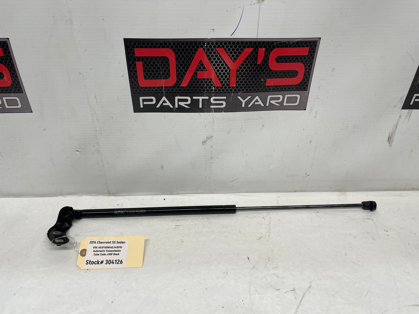 2014 Chevy SS Sedan Hood Shock Strut & Bracket OEM - Day's Parts Yard