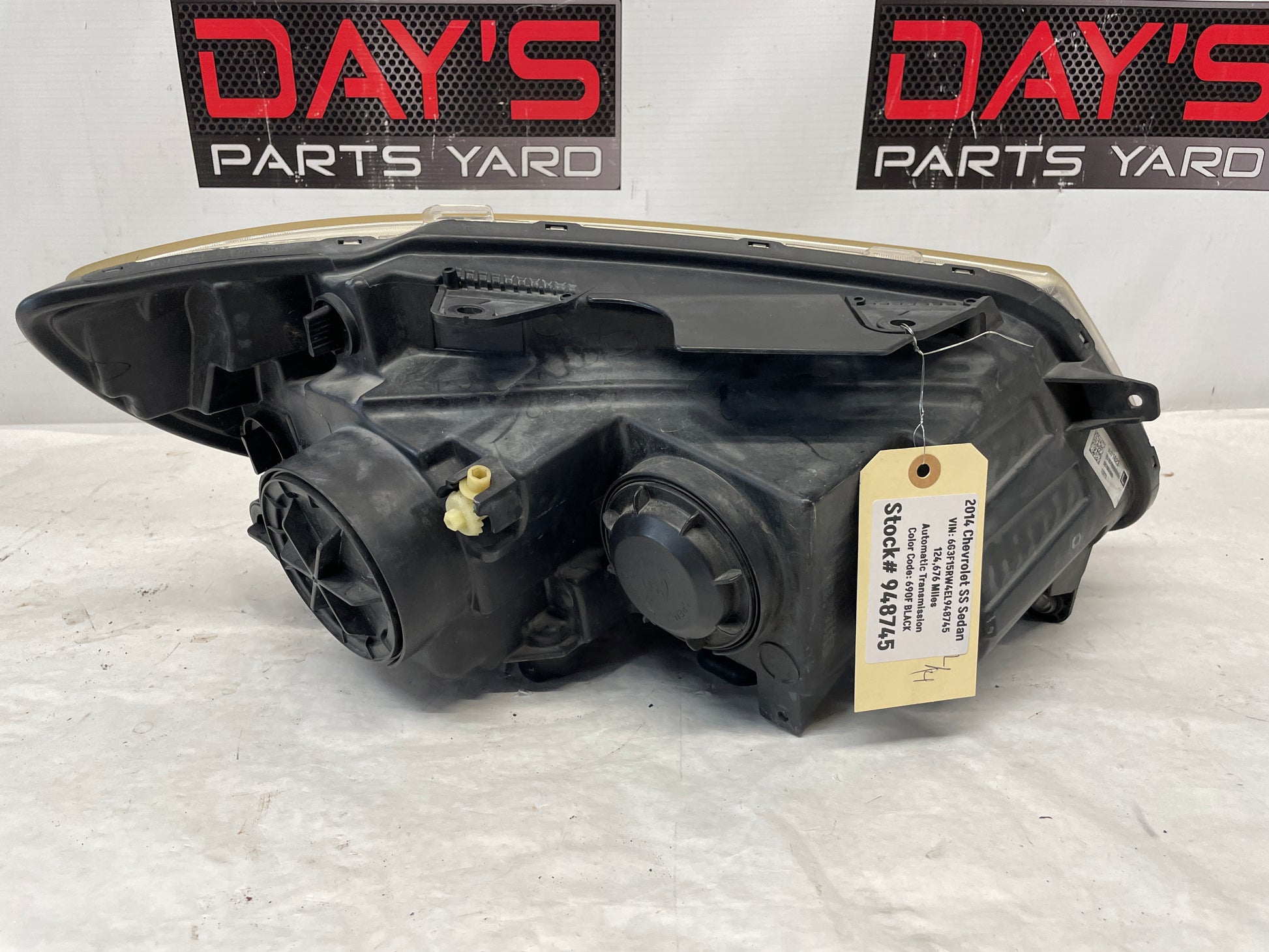 2014 Chevy SS Sedan LH Driver Head Light Lamp Headlight OEM - Day's Parts Yard