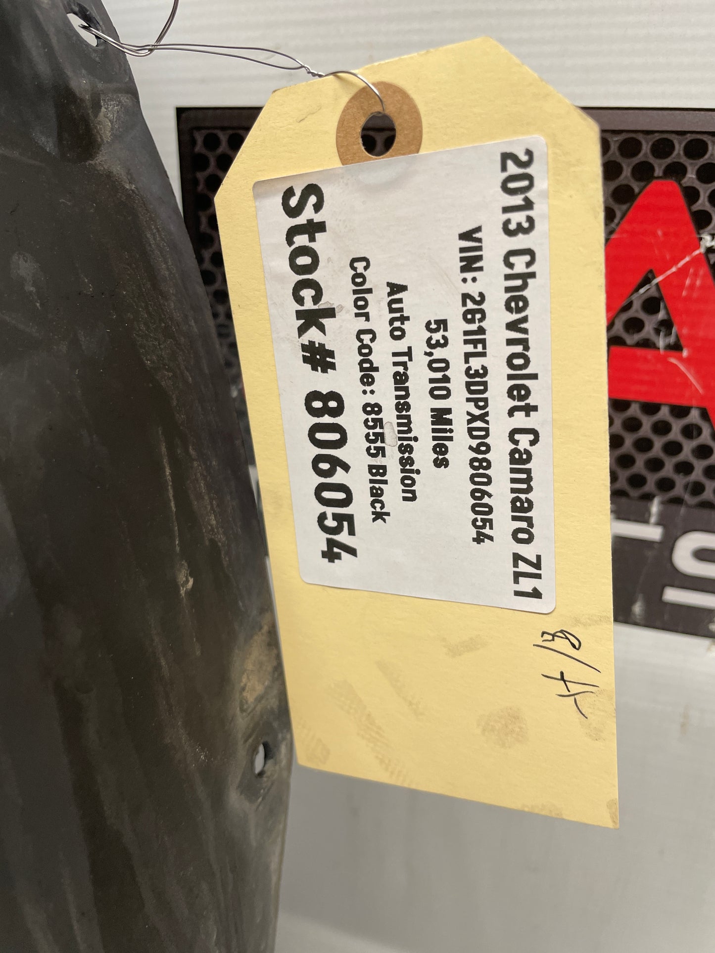 2013 Chevy Camaro ZL1 RH Passenger Rear Fender Wheel House Well Liner OEM