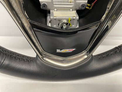 2016 Cadillac ATS-V Coupe Leather M6 Manual Steering Wheel OEM
