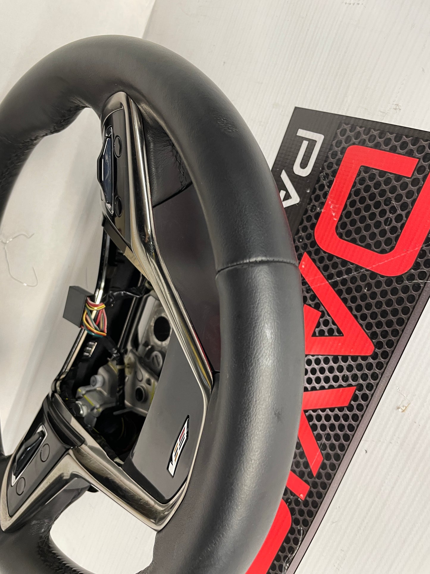 2016 Cadillac ATS-V Coupe Leather M6 Manual Steering Wheel OEM