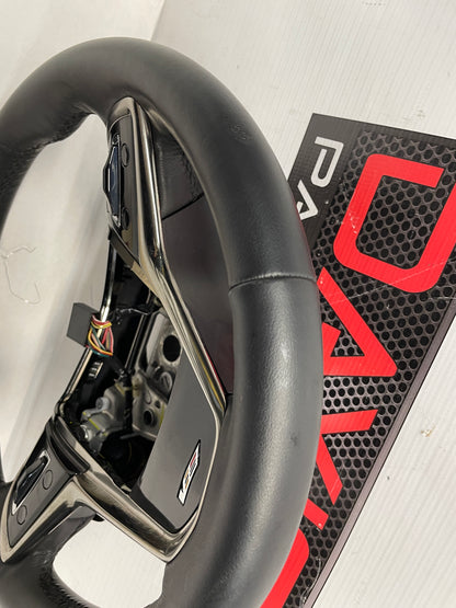 2016 Cadillac ATS-V Coupe Leather M6 Manual Steering Wheel OEM