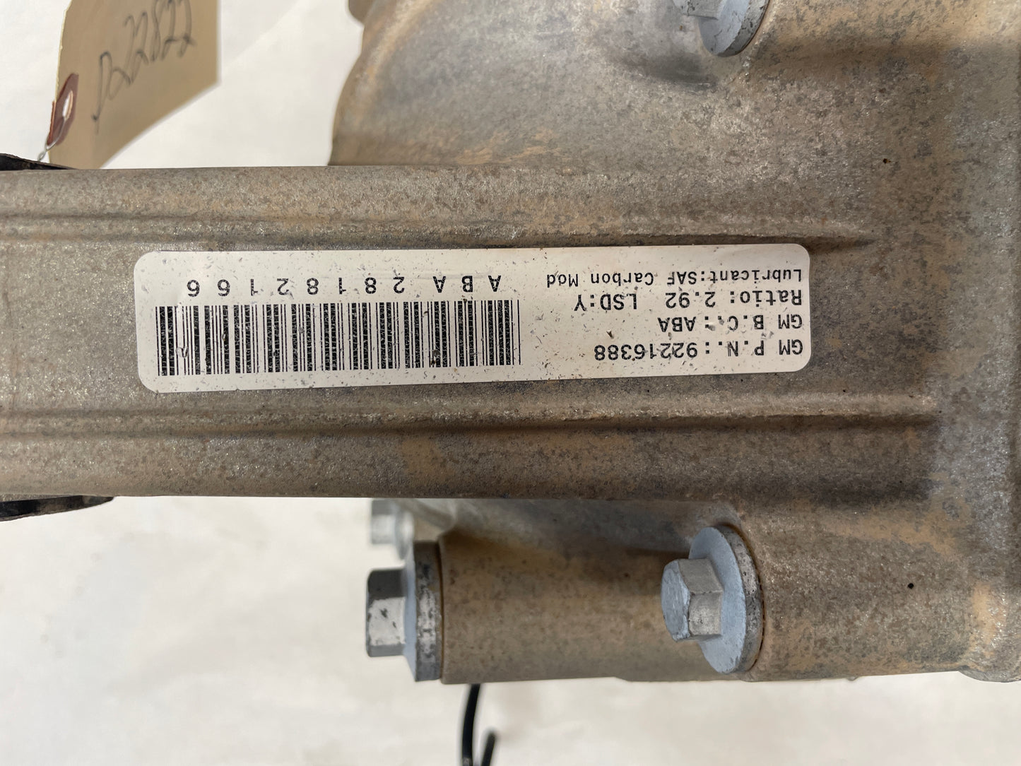 2009 Pontiac G8 GT Rear End Carrier Rearend 2.92 LSD Differential OEM
