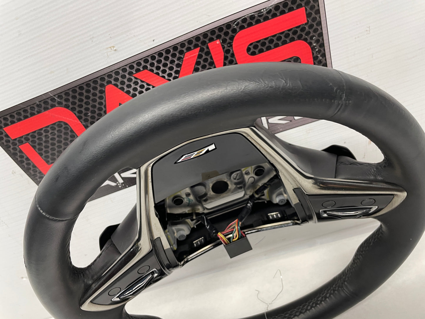 2016 Cadillac ATS-V Coupe Leather M6 Manual Steering Wheel OEM