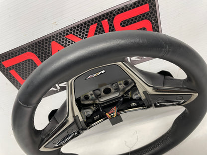 2016 Cadillac ATS-V Coupe Leather M6 Manual Steering Wheel OEM