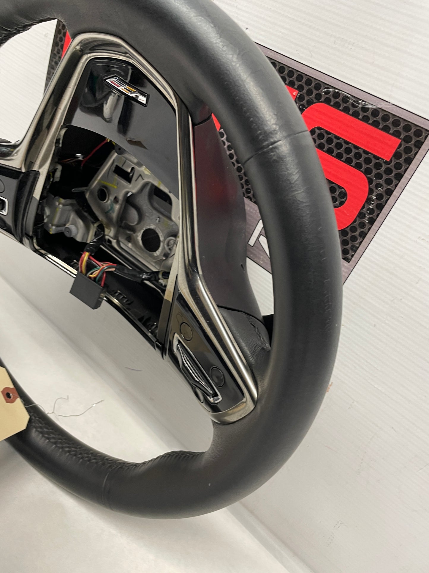 2016 Cadillac ATS-V Coupe Leather M6 Manual Steering Wheel OEM