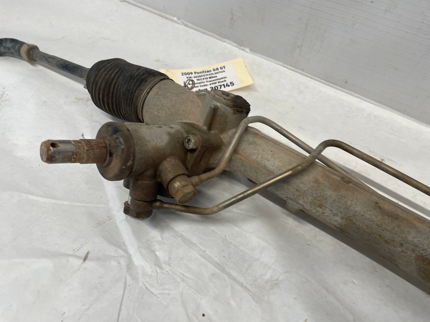 2009 Pontiac G8 GT Power Steering Rack and Pinion Gear Assembly OEM