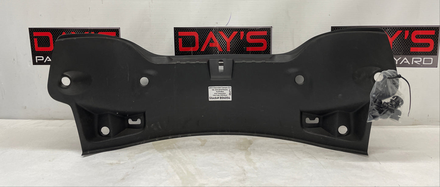 2013 Chevy Camaro ZL1 Rear Trunk Tailgate Body Panel Trim OEM