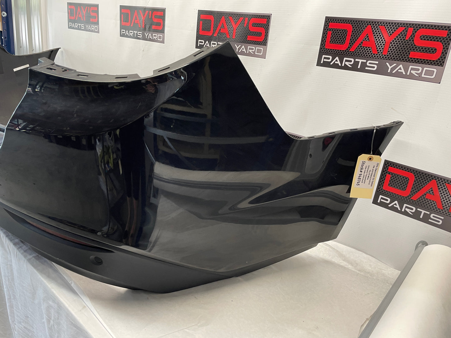2014 Chevy SS Sedan Rear Bumper Cover Assembly Black OEM - Day's Parts Yard