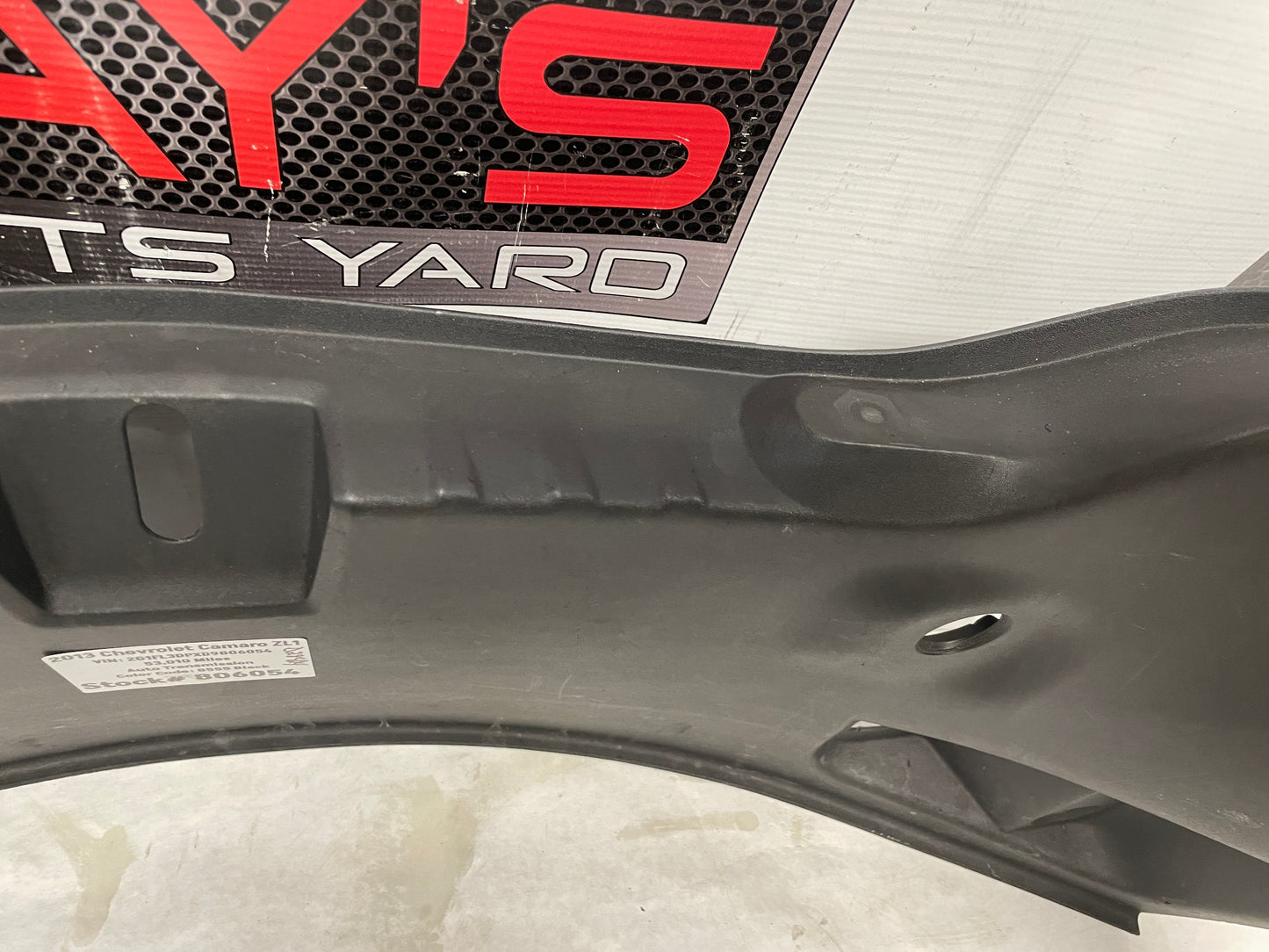 2013 Chevy Camaro ZL1 Rear Trunk Tailgate Body Panel Trim OEM