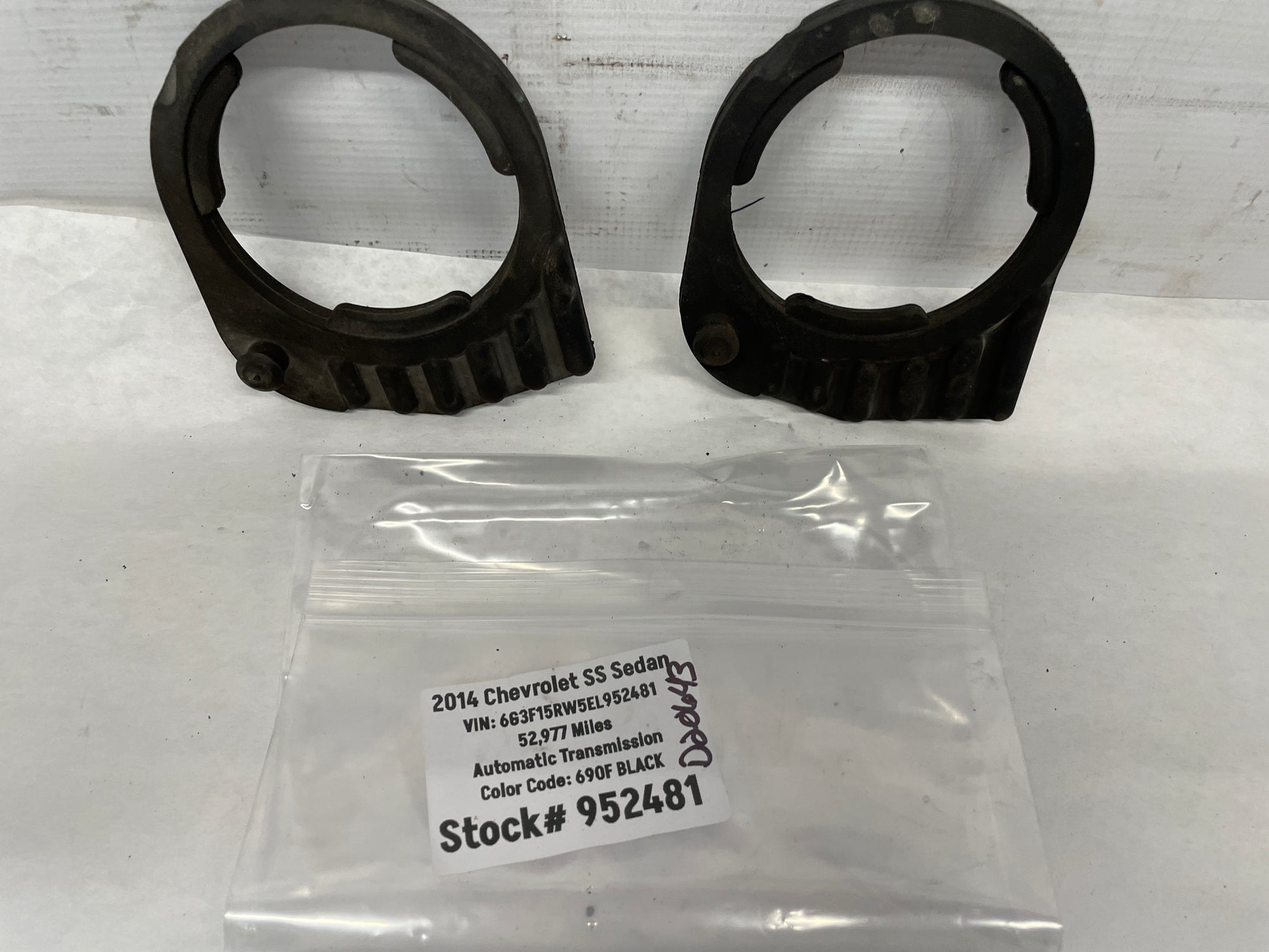 2014 Chevy SS Sedan Rear Cradle Rubber Isolators Set OEM - Day's Parts Yard