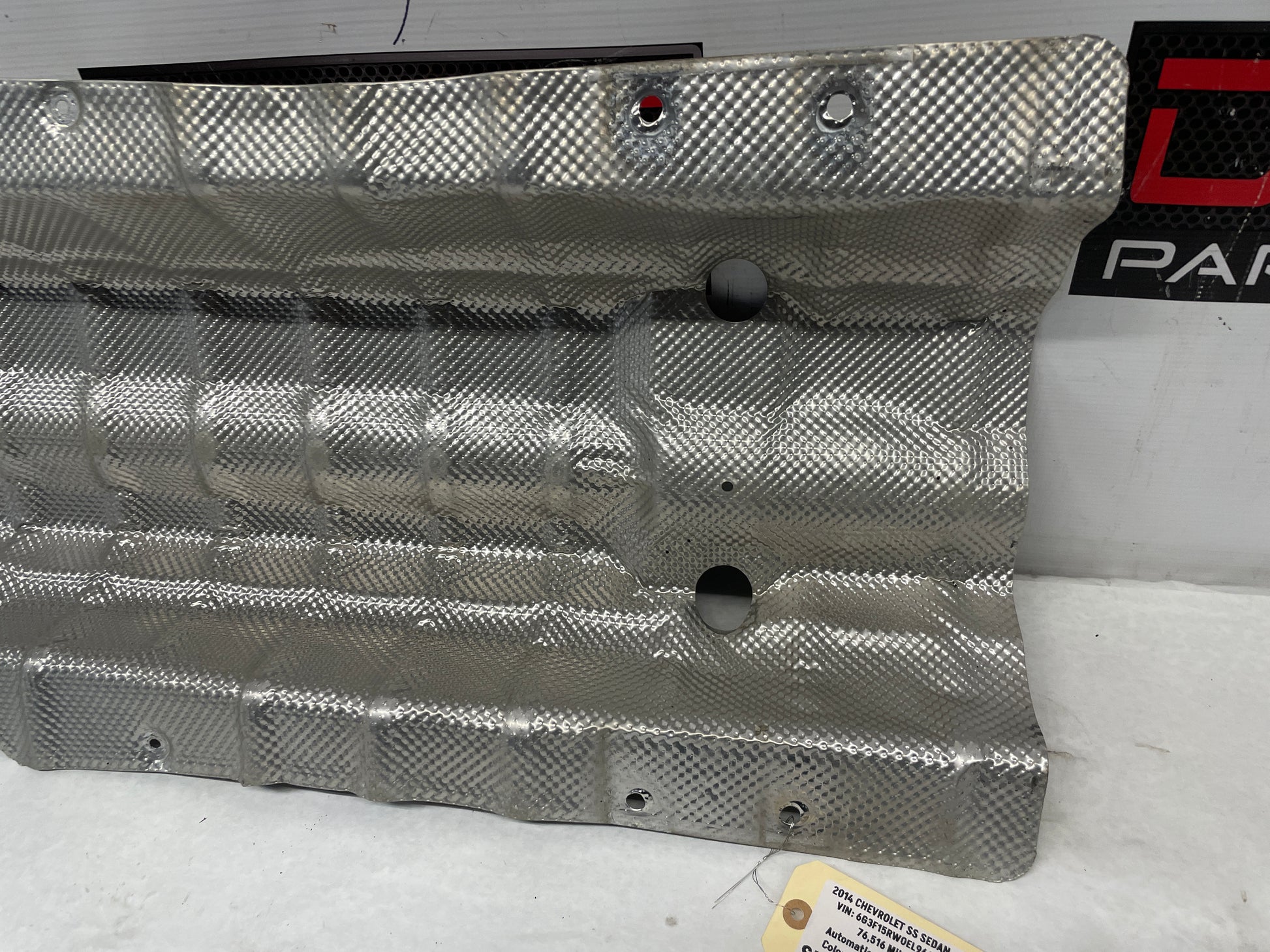 2014 Chevy SS Sedan Transmission Tunnel Exhaust Heat Shield OEM - Day's Parts Yard