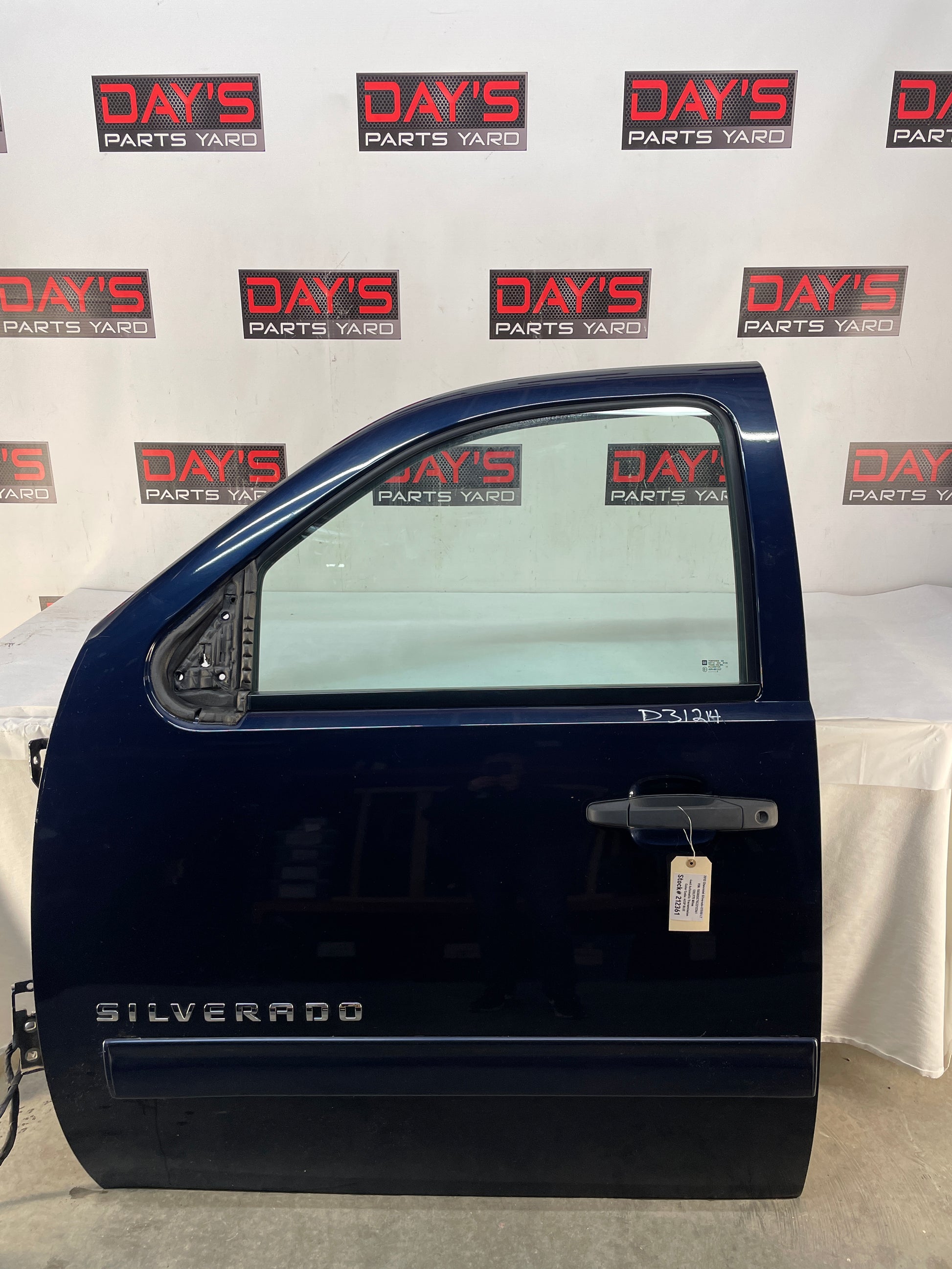 2012 Chevy Silverado K1500 LT LH Driver Front Exterior Door - Day's Parts Yard