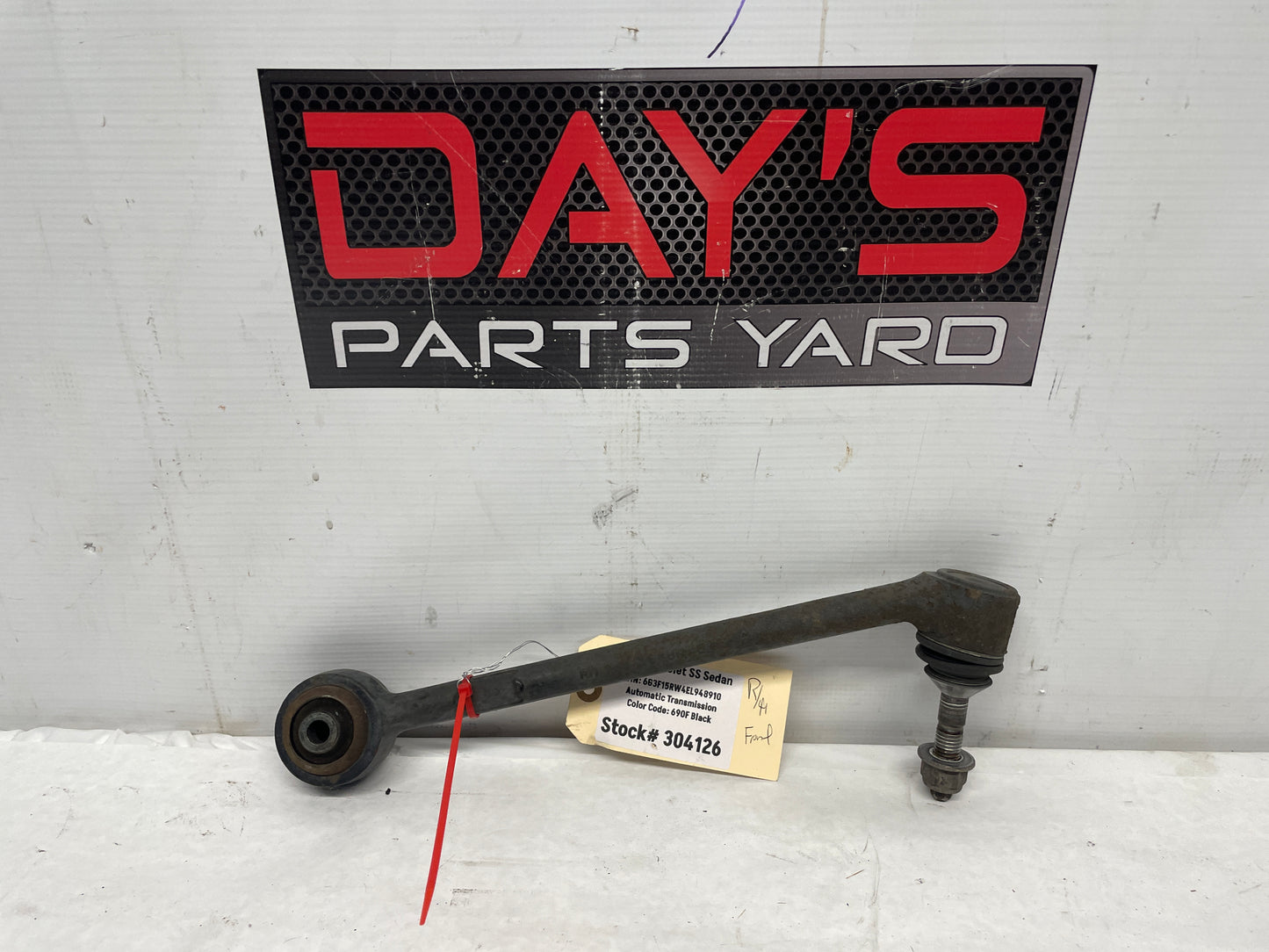 2014 Chevy SS Sedan RH Passenger Front Suspension Rearward Lower Control Arm Link OEM - Day's Parts Yard