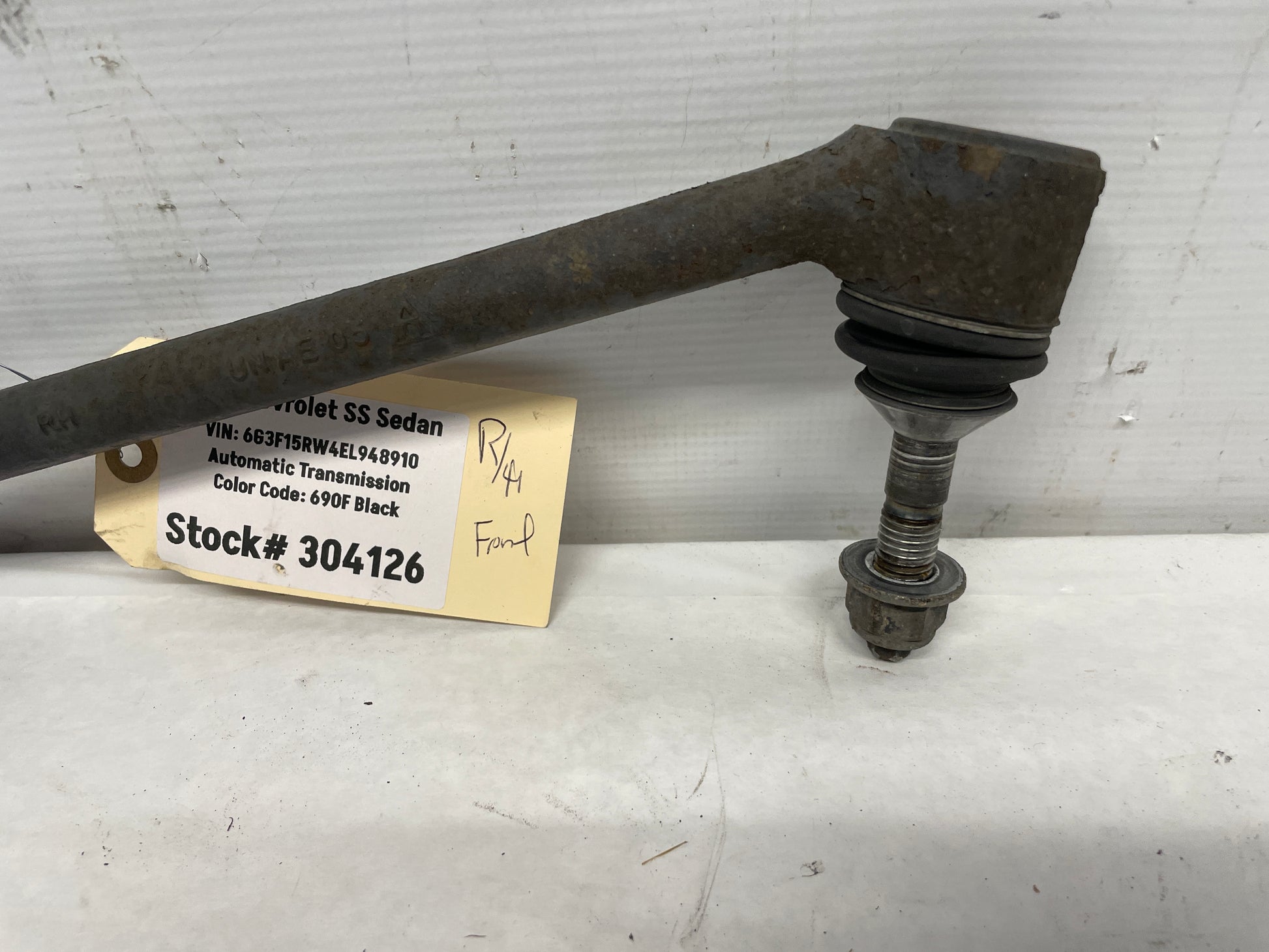 2014 Chevy SS Sedan RH Passenger Front Suspension Rearward Lower Control Arm Link OEM - Day's Parts Yard