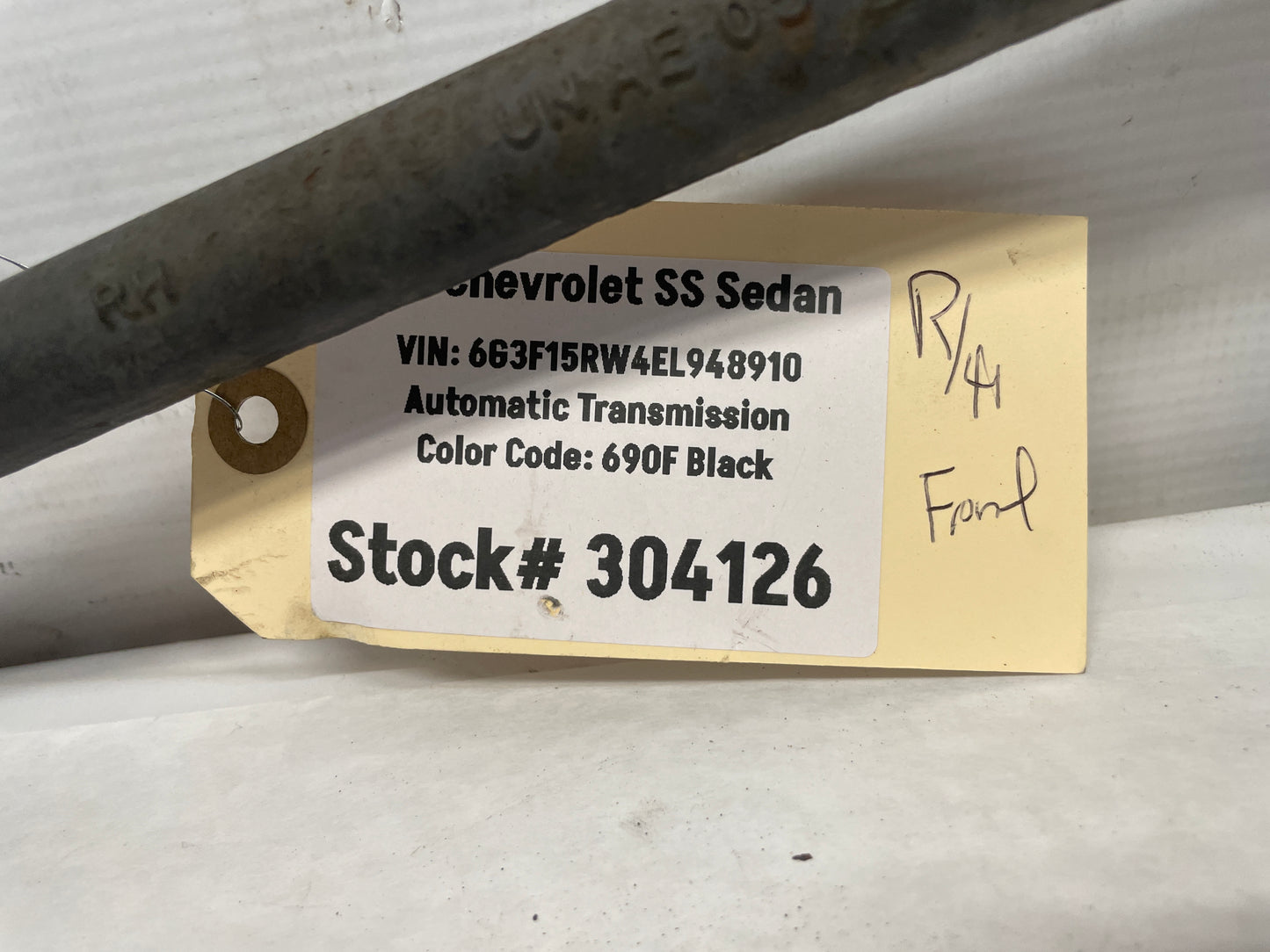 2014 Chevy SS Sedan RH Passenger Front Suspension Rearward Lower Control Arm Link OEM - Day's Parts Yard