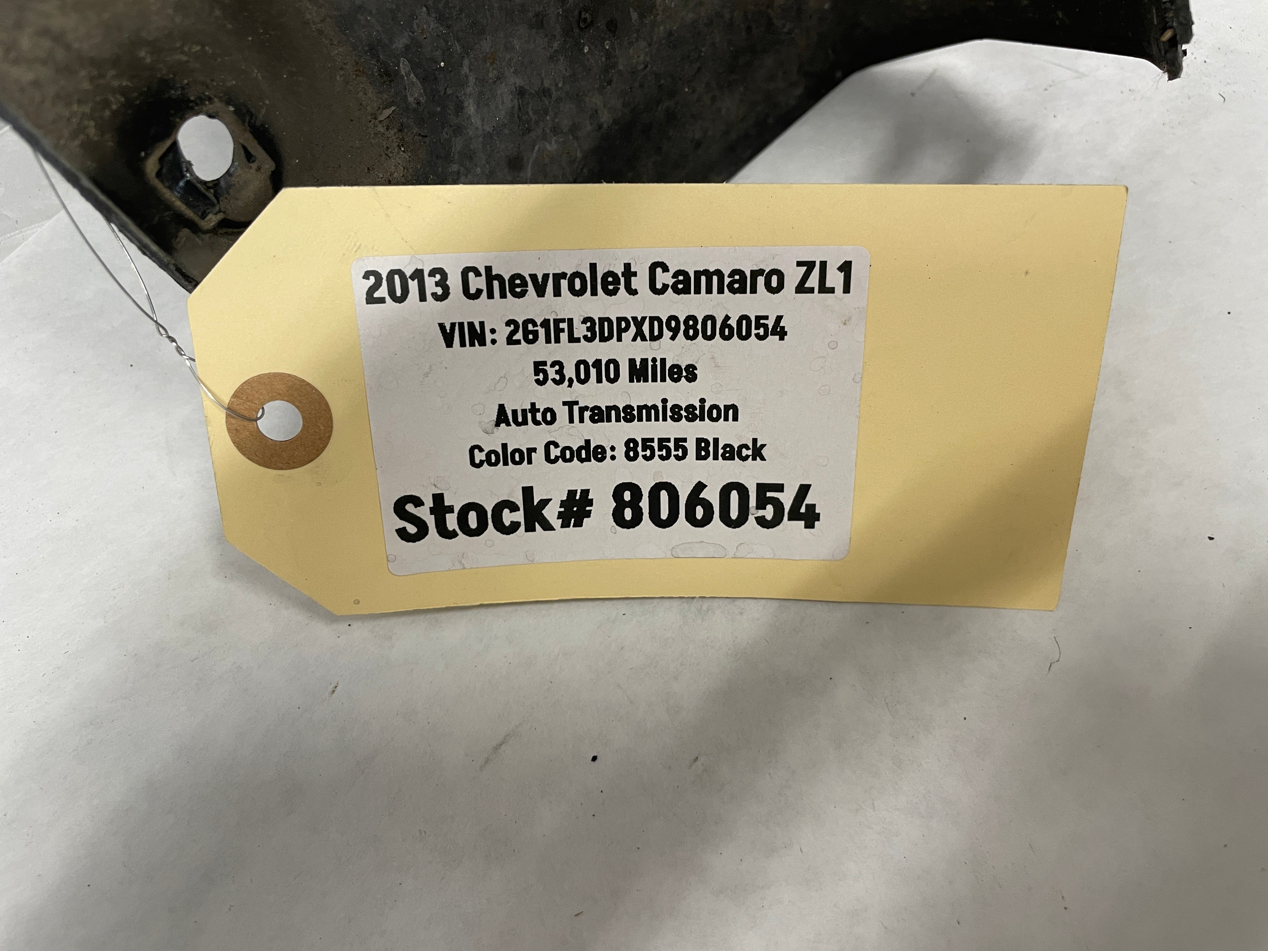 メモリー TF9D432G2933HC16CDC01 2013 Chevy Camaro ZL1 Rear Bumper Lower Valance Diffuser Cover OEM Dam