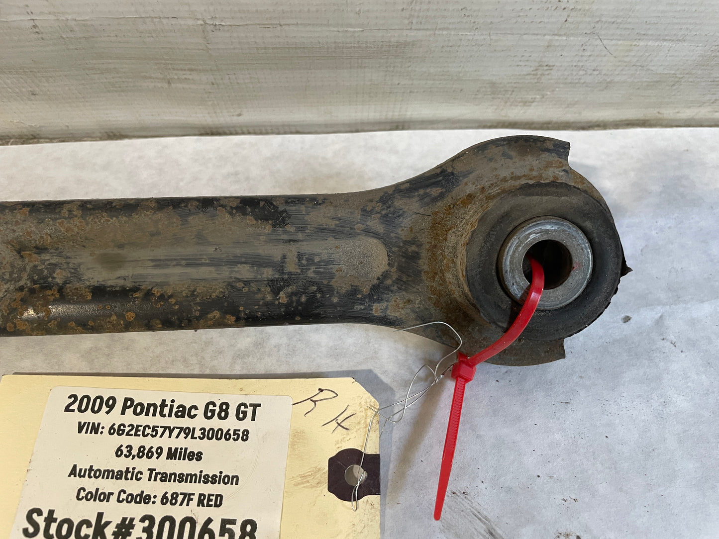 2009 Pontiac G8 GT RH Passenger Rear Control Trailing Arm OEM - Day's Parts Yard