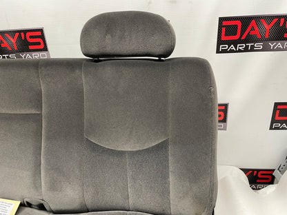 2004 GMC Sierra K1500 Rear Seat Gray Cloth OEM - Day's Parts Yard