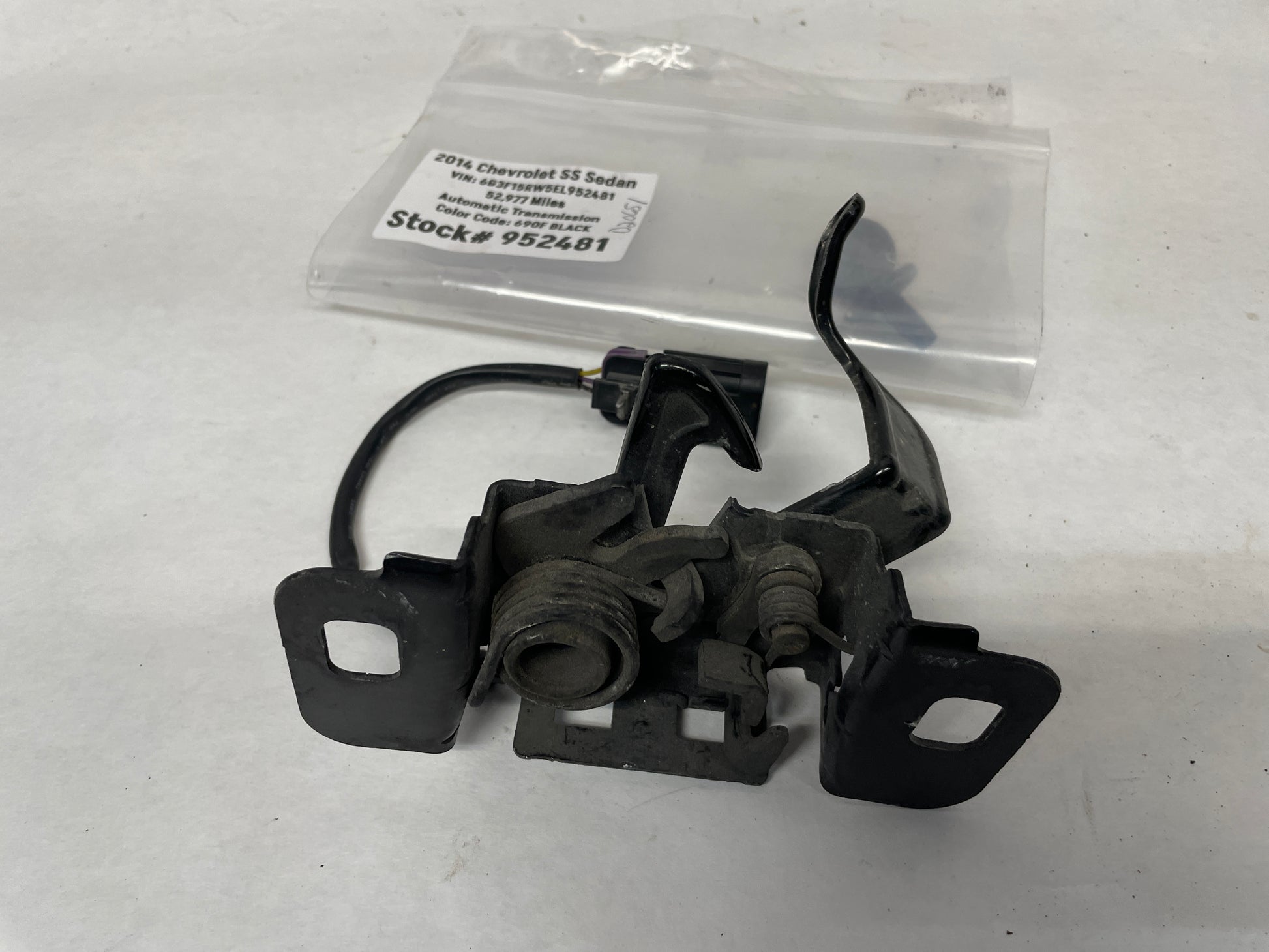 2014 Chevy SS Sedan Hood Latch OEM - Day's Parts Yard