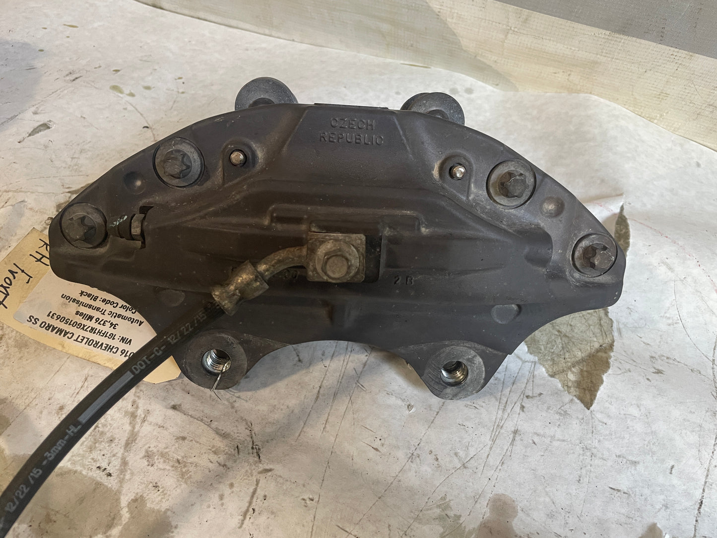 2016 Chevy Camaro SS Brembo Performance Calipers OEM - Day's Parts Yard