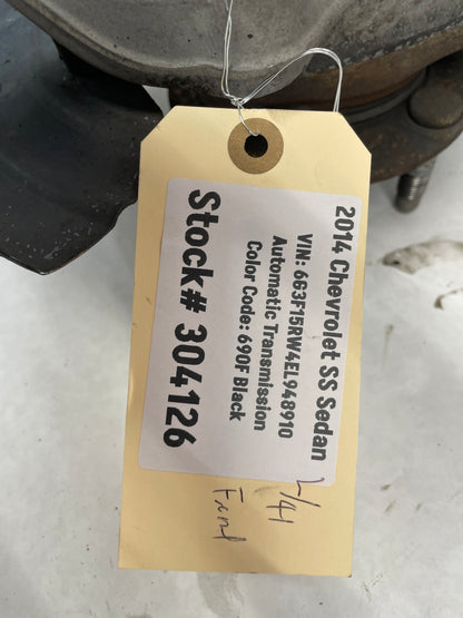 2014 Chevy SS Sedan LH Driver Front Spindle Hub Knuckle Wheel Bearing Assembly OEM - Day's Parts Yard