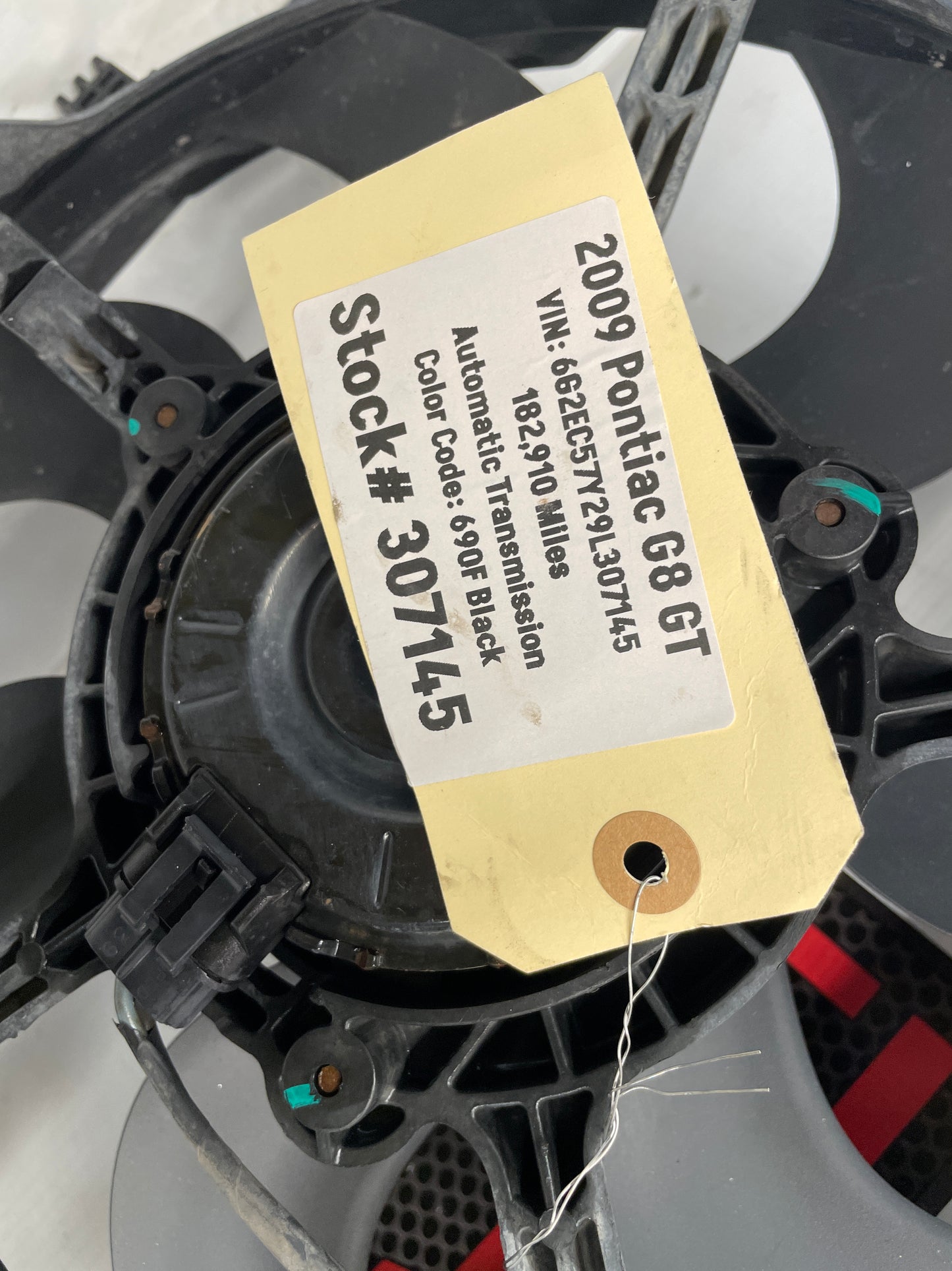 2009 Pontiac G8 GT Dual Radiator Electric Coolant Cooling Fans Assembly OEM