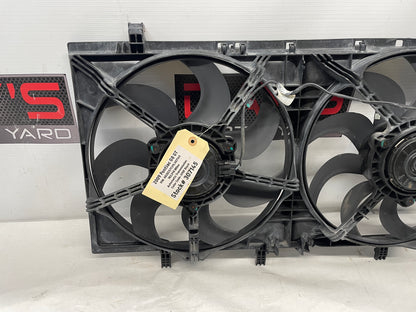 2009 Pontiac G8 GT Dual Radiator Electric Coolant Cooling Fans Assembly OEM