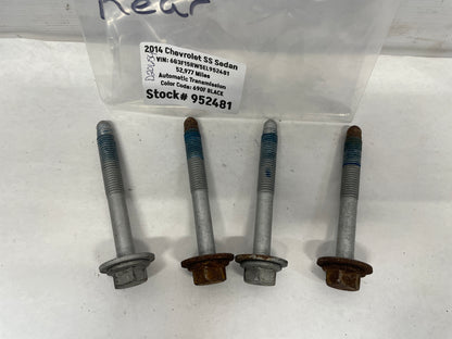 2014 Chevy SS Sedan Rear Suspension Cradle Bolts Hardware OEM - Day's Parts Yard