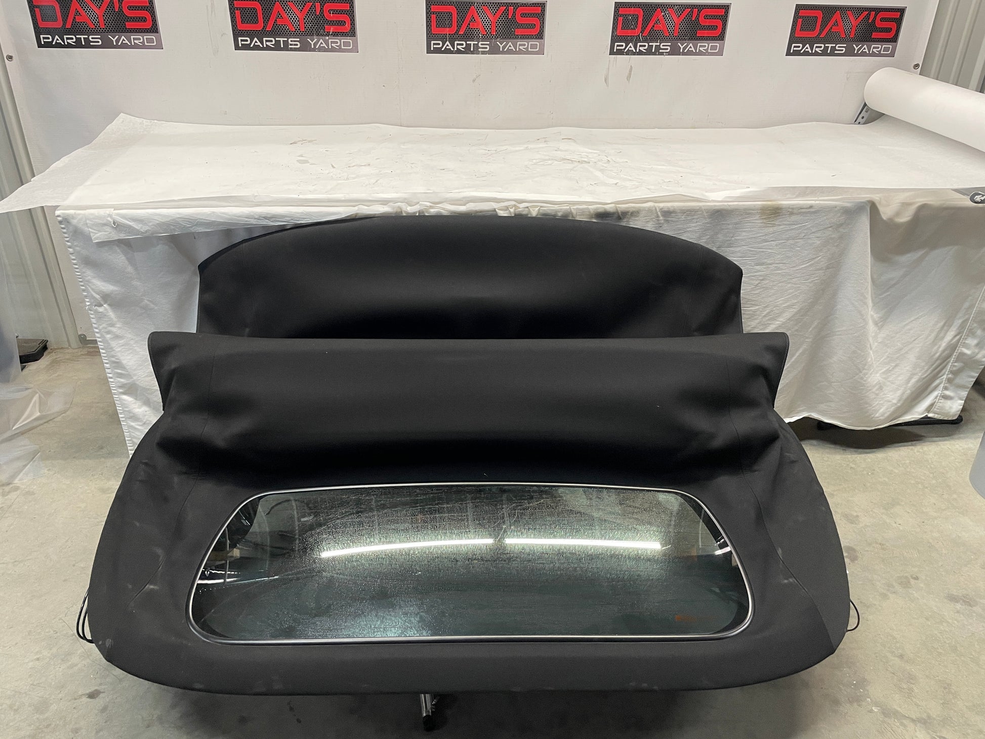 2005 Chevy C6 Corvette Convertible Soft Top w/ Hydraulic Pump Black OEM - Day's Parts Yard