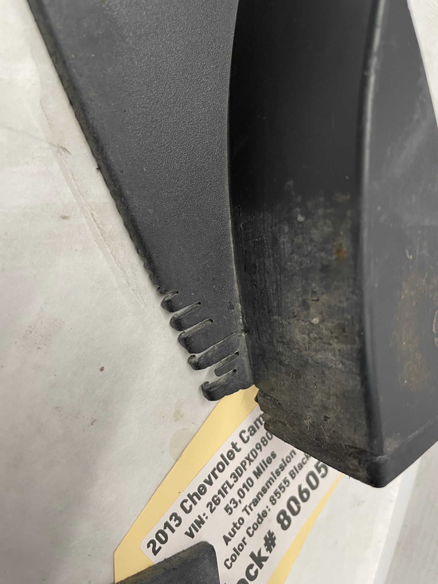 2013 Chevy Camaro ZL1  RH & LH Rear Bumper Splash Shield Wheel Well Trim Molding OEM