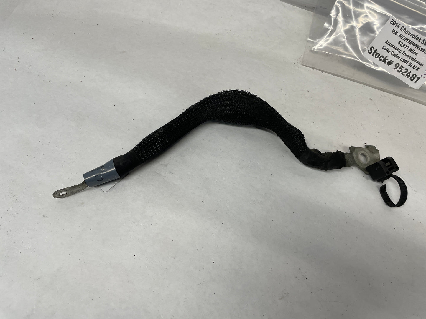 2014 Chevy SS Sedan Negative Battery Cable Ground Strap OEM - Day's Parts Yard