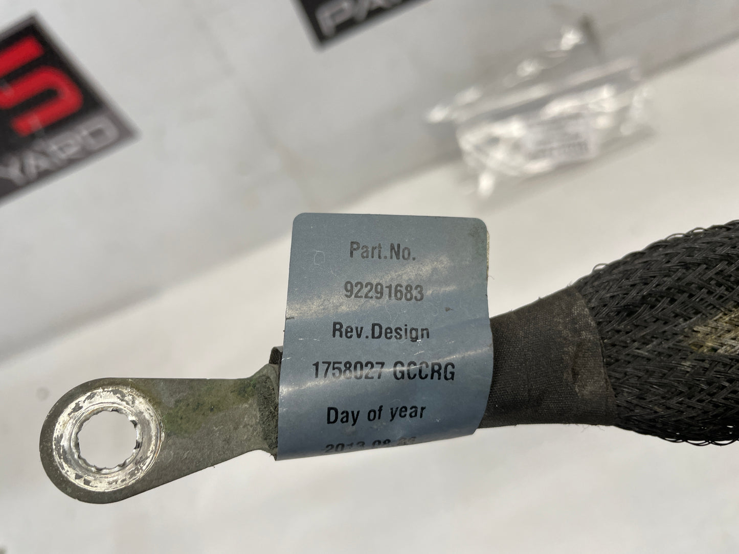 2014 Chevy SS Sedan Negative Battery Cable Ground Strap OEM - Day's Parts Yard