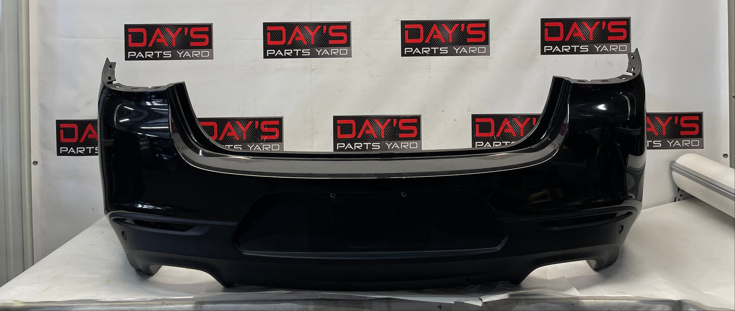 2014 Chevy SS Sedan Complete Rear Bumper Cover Black OEM
