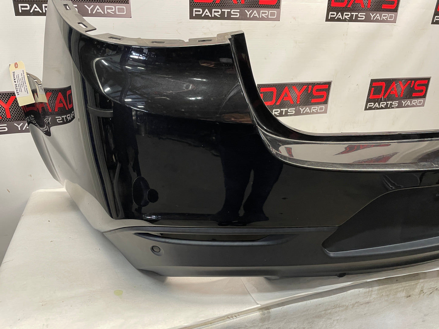 2014 Chevy SS Sedan Complete Rear Bumper Cover Black OEM