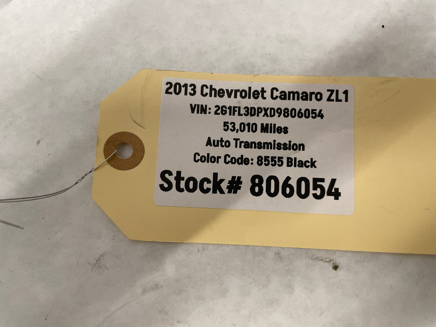 2013 Chevy Camaro ZL1 RH & LH Rear Bumper Cover Outer Reinforcement Bracket Support OEM