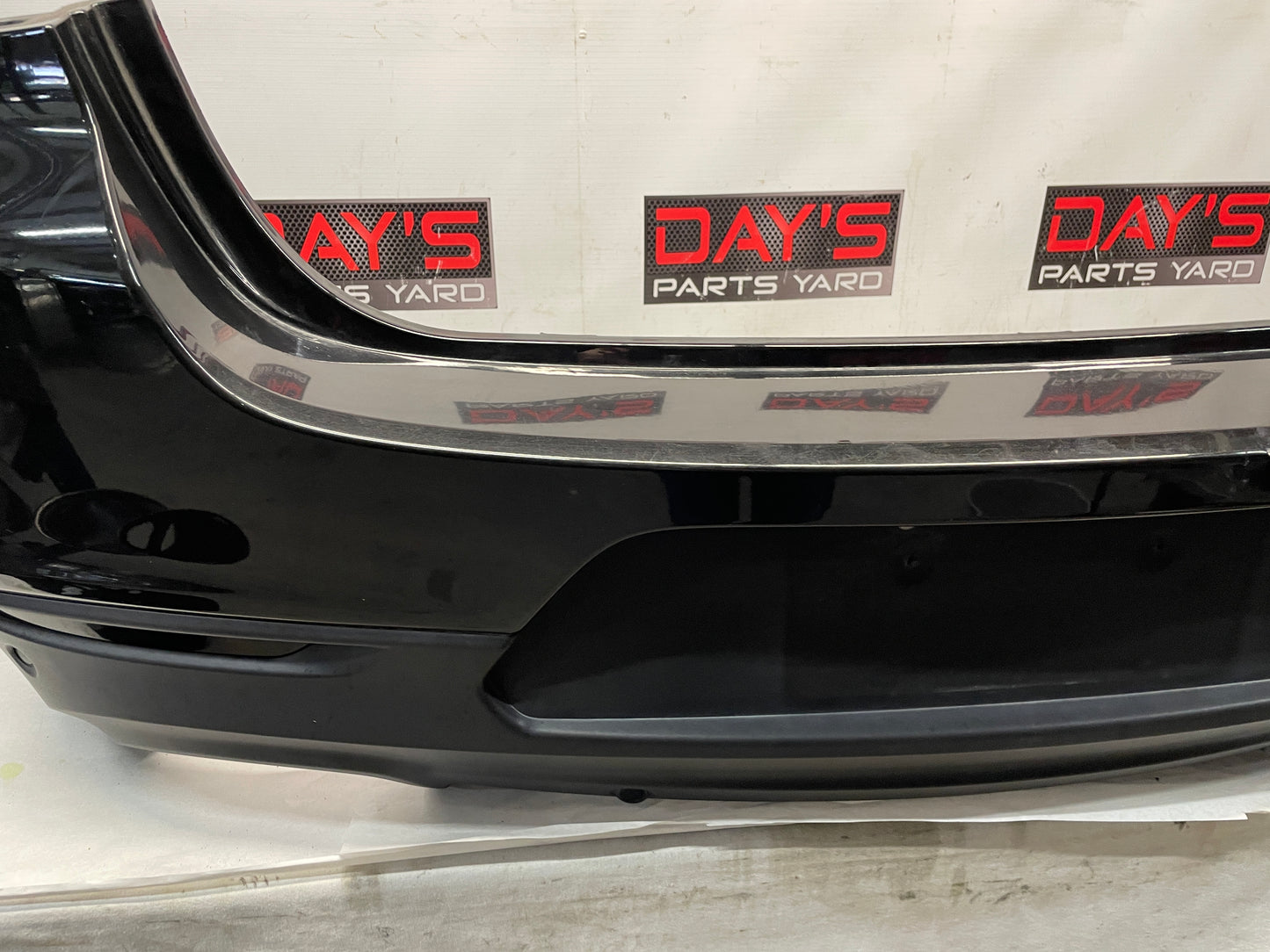 2014 Chevy SS Sedan Complete Rear Bumper Cover Black OEM
