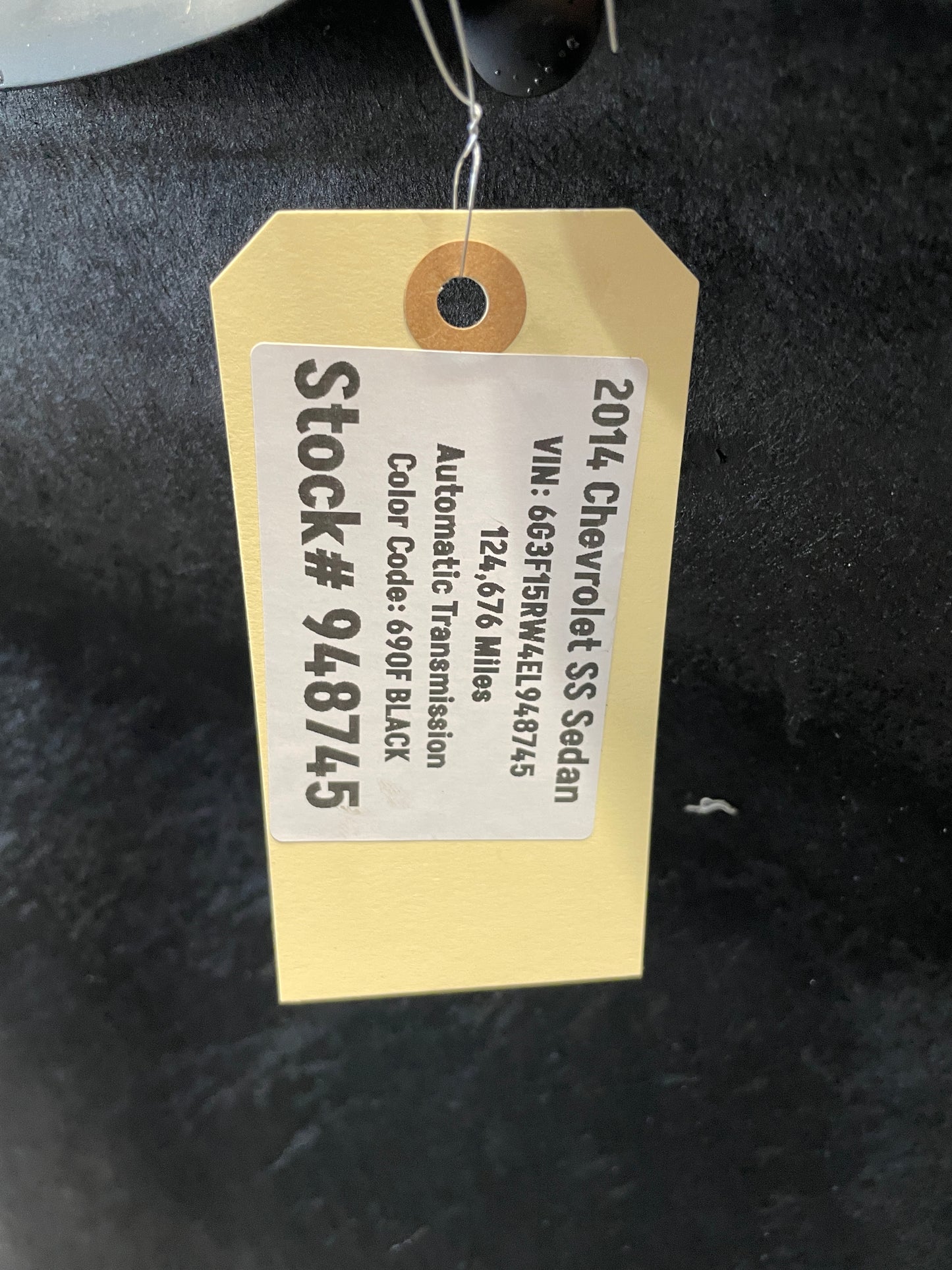 2014 Chevy SS Sedan Hood Assembly Black OEM - Day's Parts Yard
