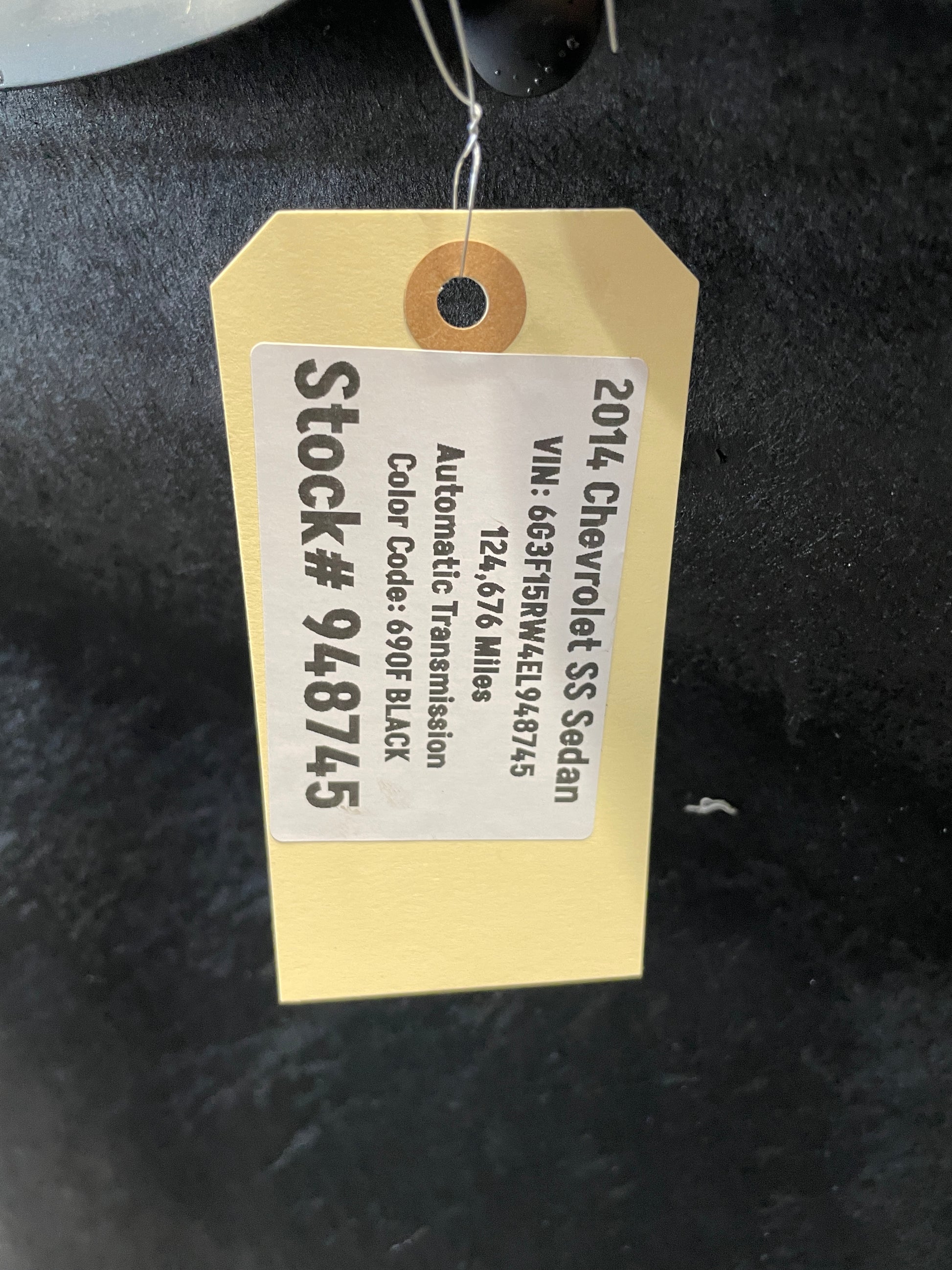 2014 Chevy SS Sedan Hood Assembly Black OEM - Day's Parts Yard