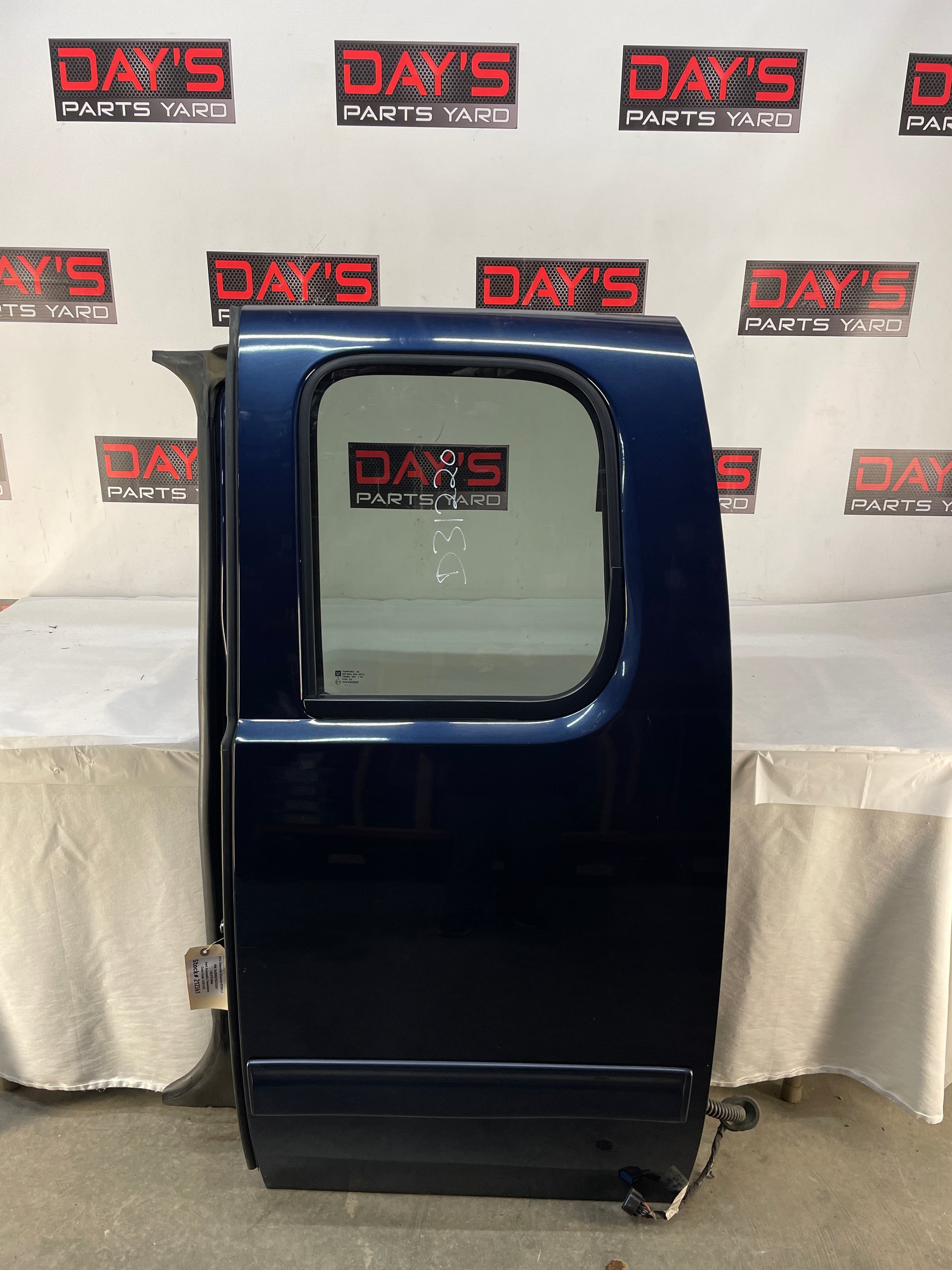 2012 Chevy Silverado K1500 LT LH Driver Rear Exterior Door OEM - Day's Parts Yard