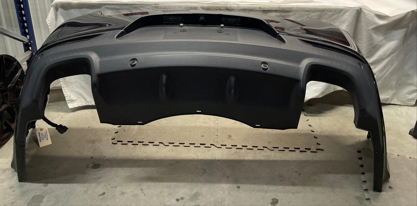 2014 Chevy SS Sedan Complete Rear Bumper Cover Black OEM