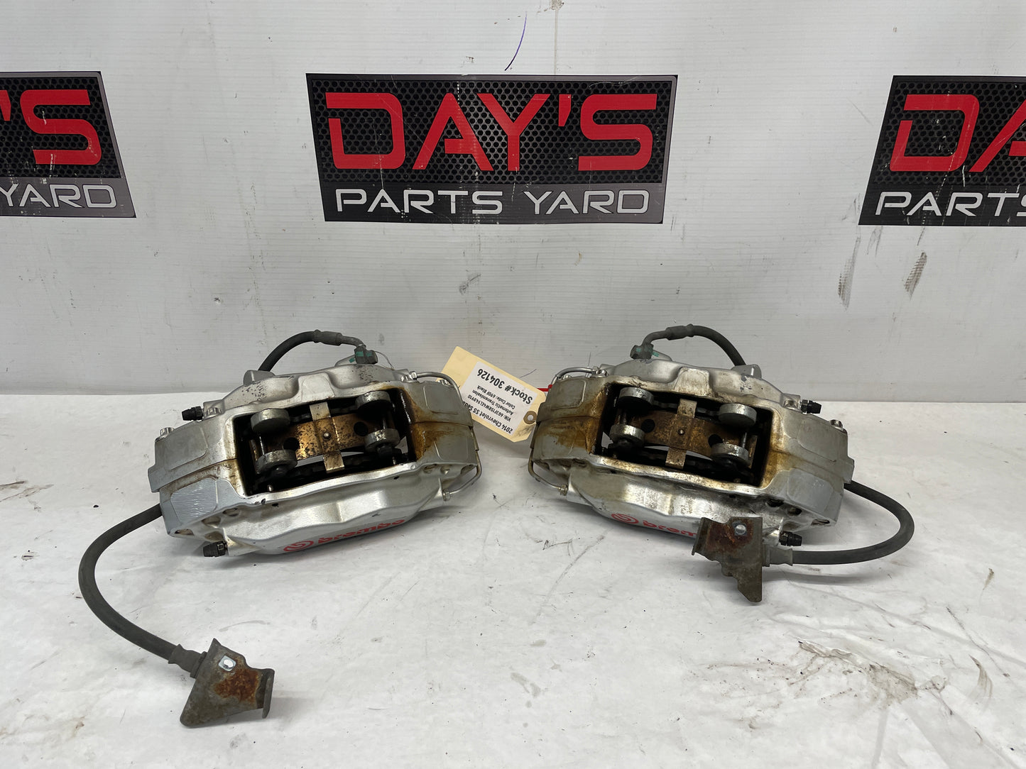 2014 Chevy SS Sedan Front Brembo Brake Calipers 4 Piston OEM - Day's Parts Yard
