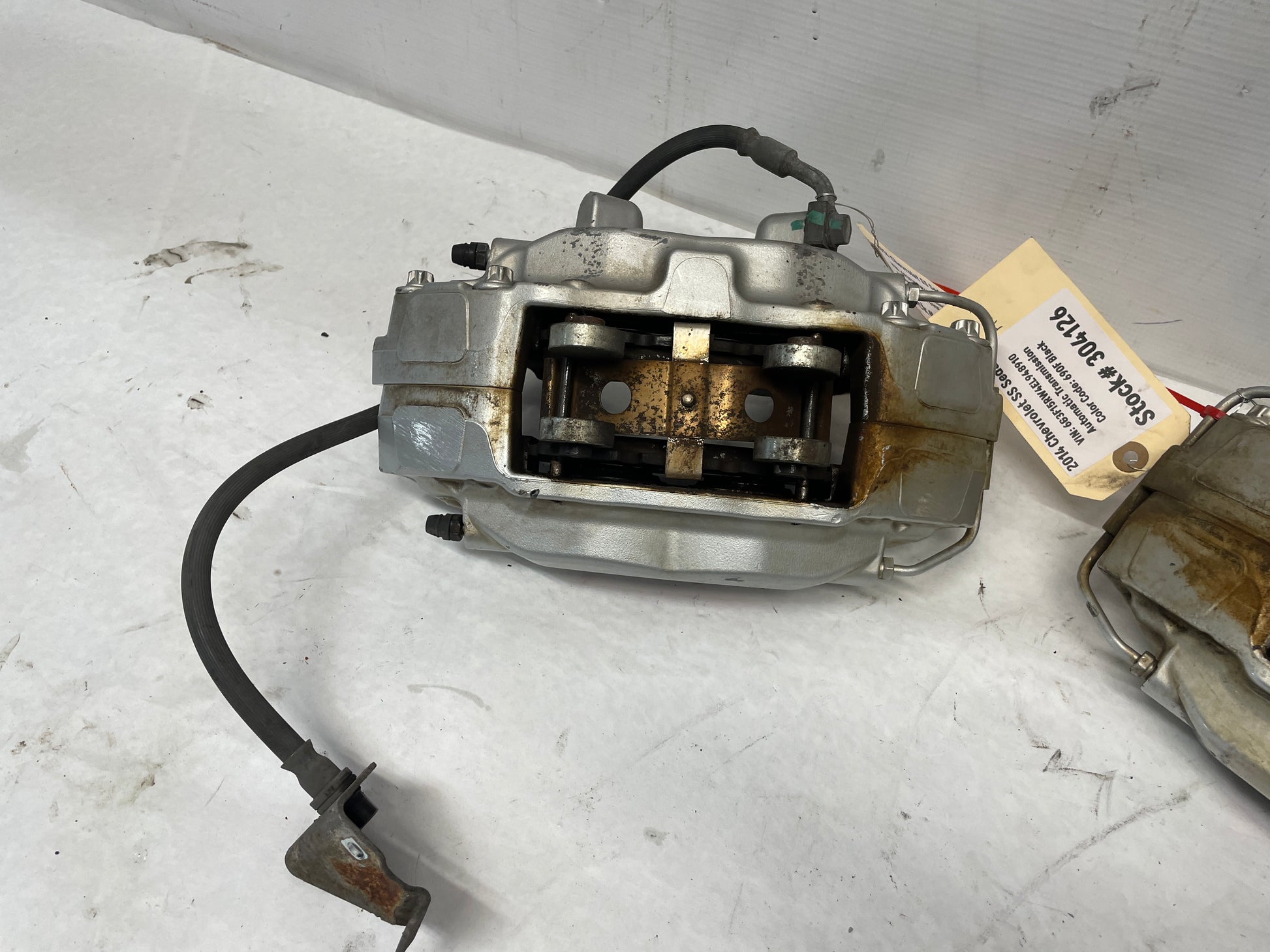2014 Chevy SS Sedan Front Brembo Brake Calipers 4 Piston OEM - Day's Parts Yard