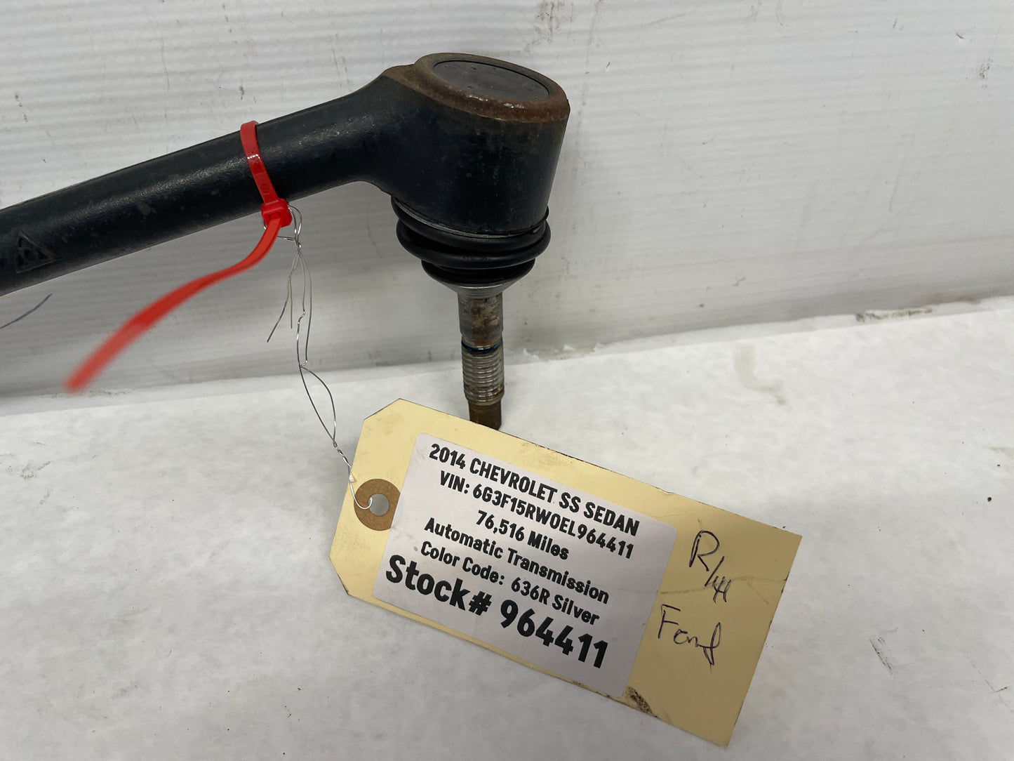 2014 Chevy SS Sedan RH Passenger Front Lower Control Arm OEM - Day's Parts Yard