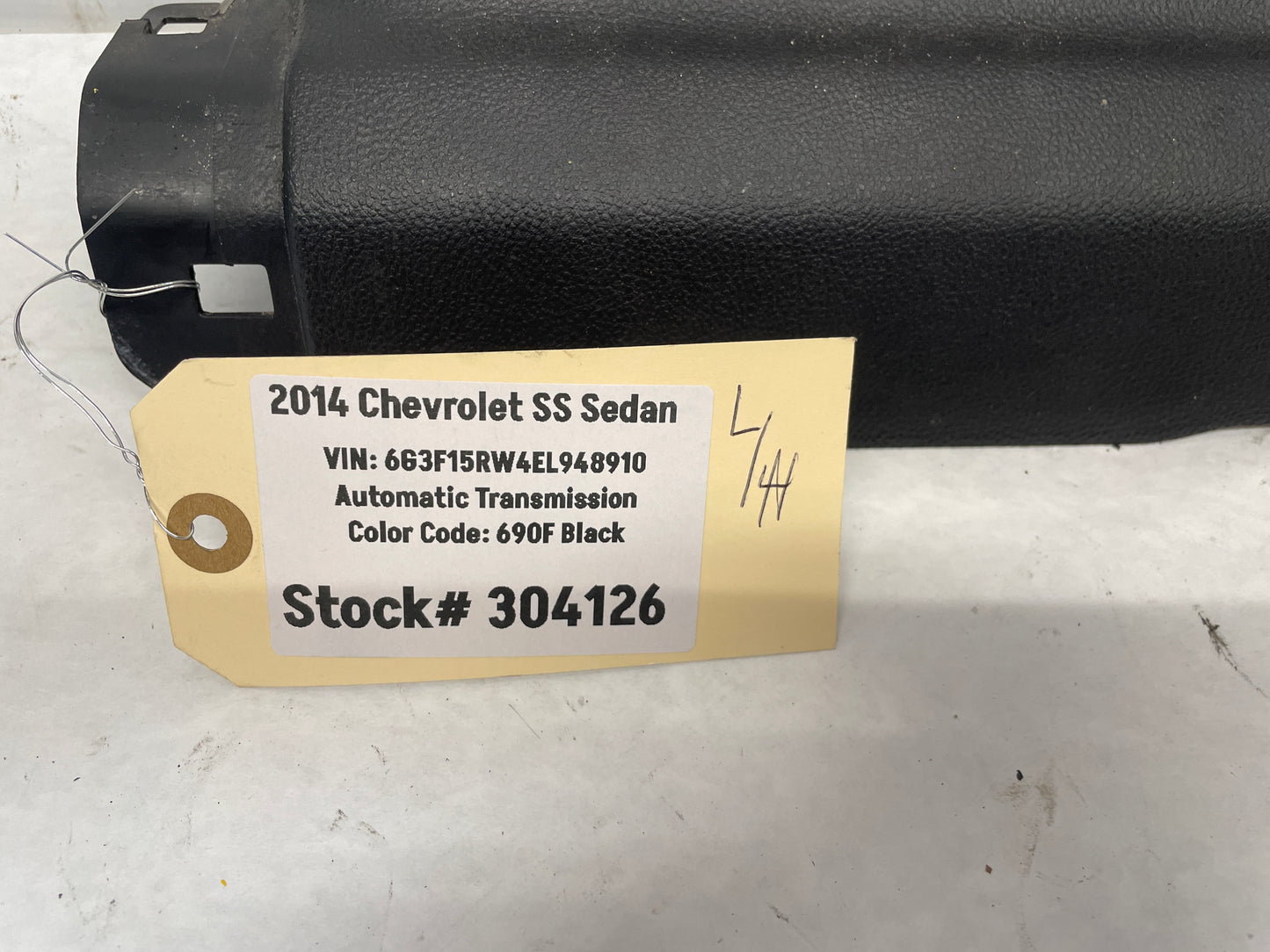 2014 Chevy SS Sedan LH Driver Lower B Pillar Carpet Retainer Trim Panel OEM - Day's Parts Yard