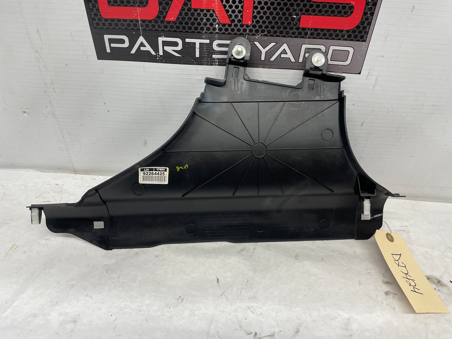2014 Chevy SS Sedan LH Driver Lower B Pillar Carpet Retainer Trim Panel OEM - Day's Parts Yard