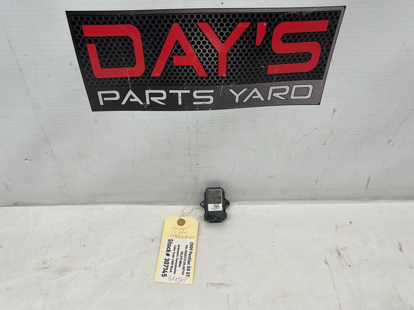 2009 Pontiac G8 GT LH Driver Seat Controller Module W.E.T. Automotive Systems OEM - Day's Parts Yard
