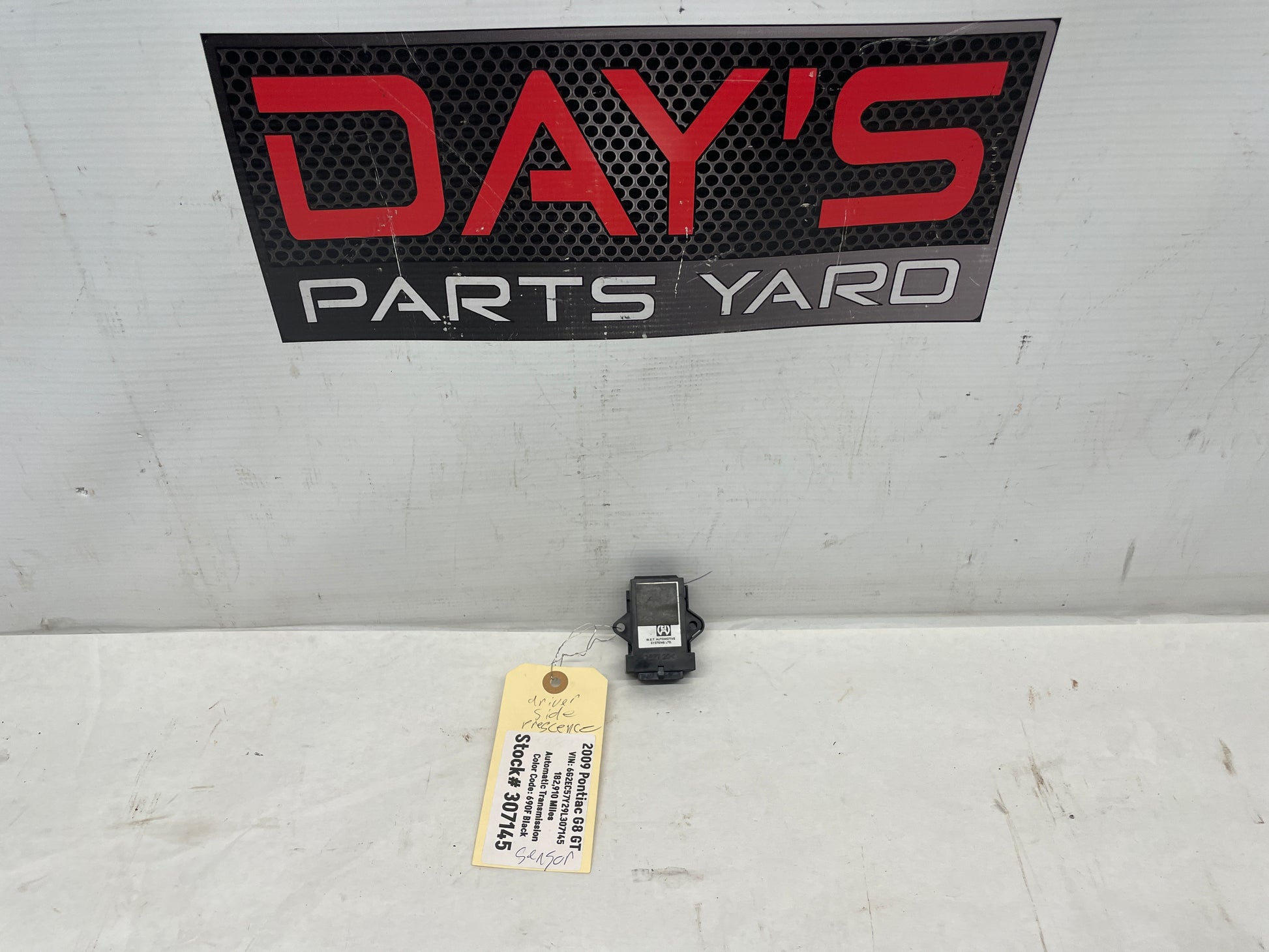 2009 Pontiac G8 GT LH Driver Seat Controller Module W.E.T. Automotive Systems OEM - Day's Parts Yard
