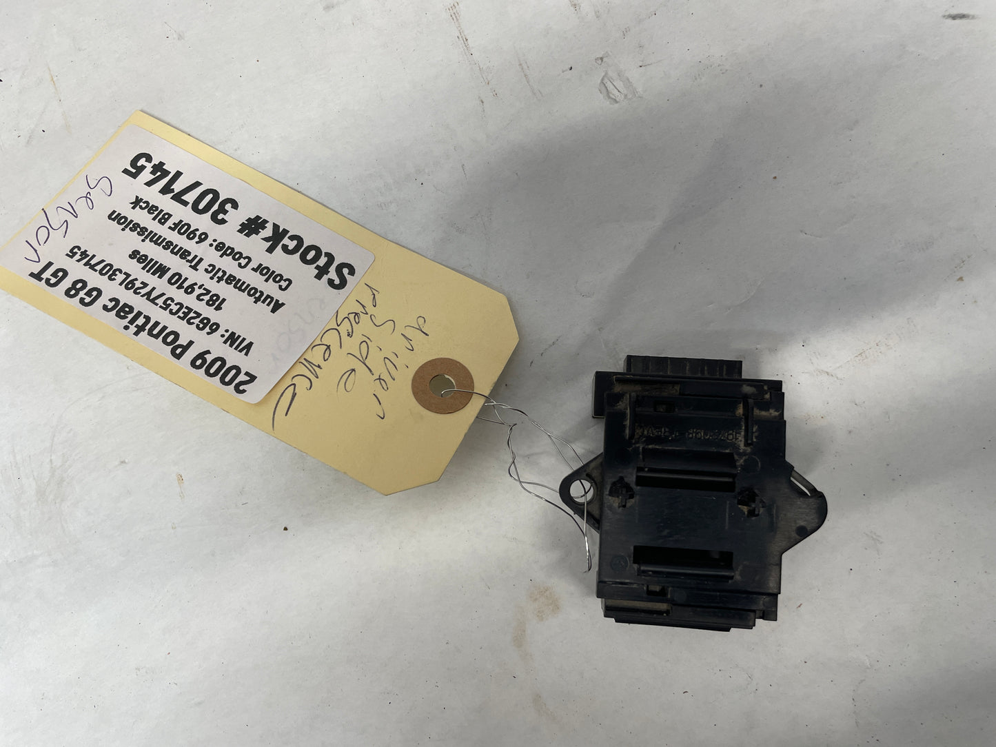 2009 Pontiac G8 GT LH Driver Seat Controller Module W.E.T. Automotive Systems OEM - Day's Parts Yard